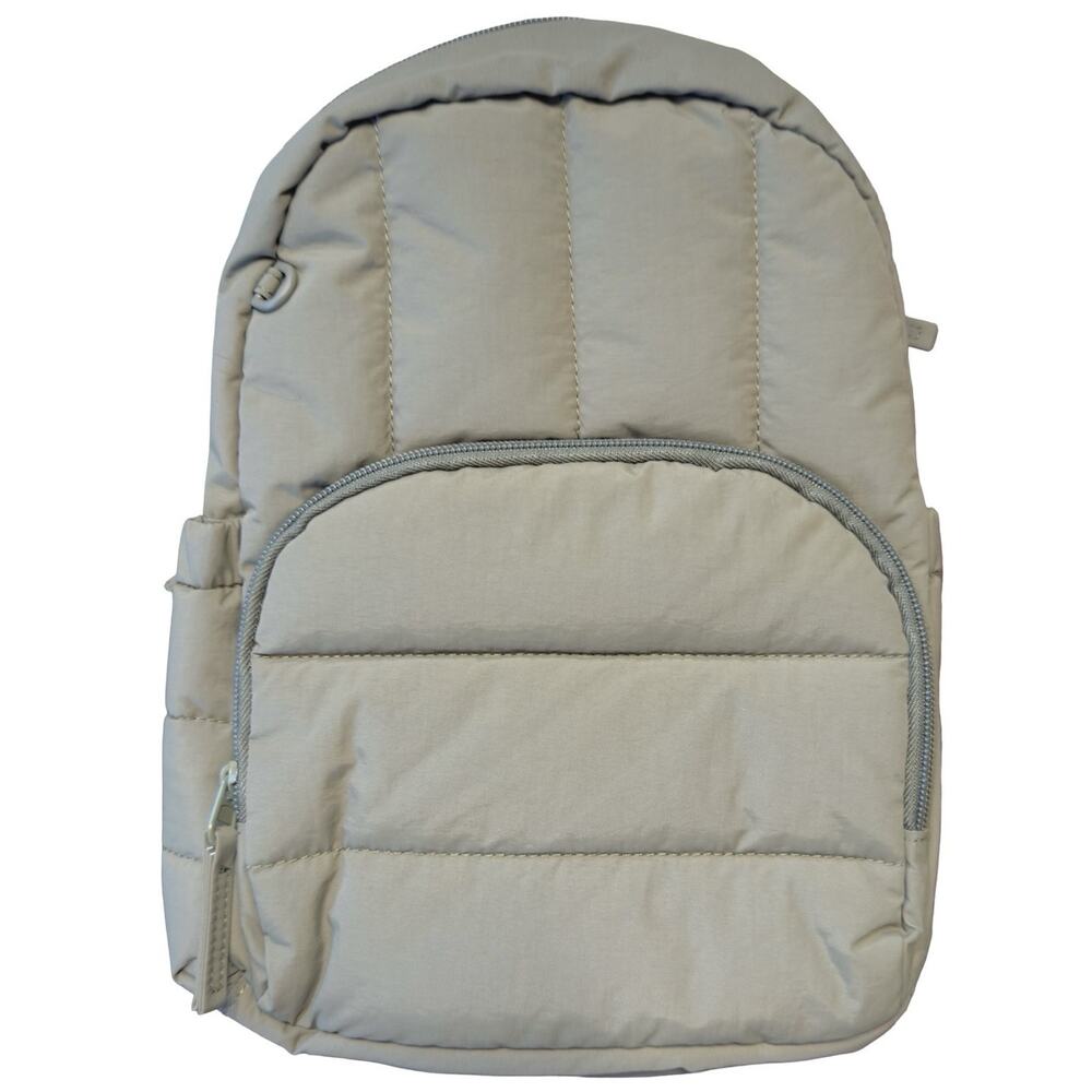 BAGSMART Mini Puffer Backpack Sage Green Lightweight Quilted 12” NWT